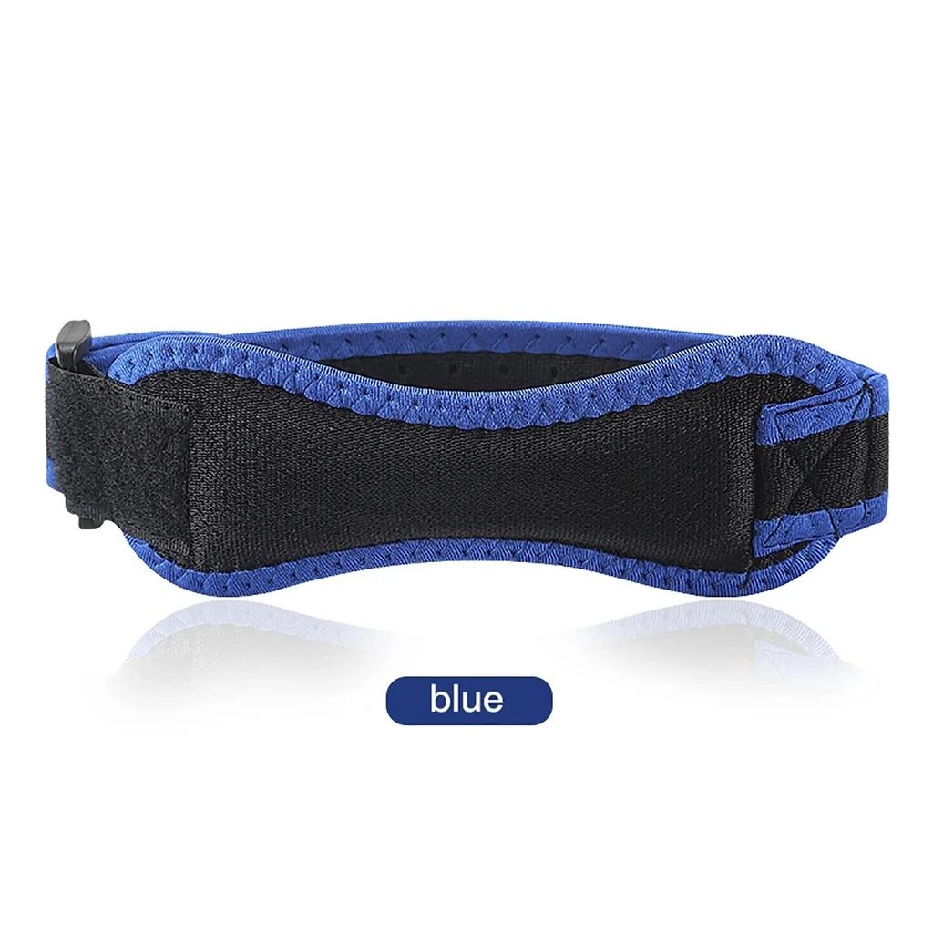 1 Piece Knee Patellar Tendon Knee Support Strape Brace Adjustable Shock Absorption Compression Knee Pad Sleeve for Basketball