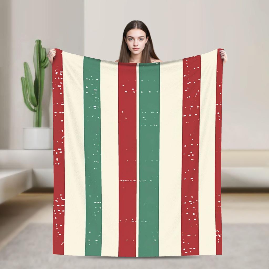 Plaid & Holiday Christmas  Flannel Blanket Autumn  Super Warm Bedding Throws for Kids Adult Bedroom Bedspread Sofa Bed Cover