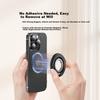 BZBC Dual-Ring Magnetic Car Mount Phone Holder Double-Sided Magnetic MagSafe 360° Rotating Ring Grip Adhesive Fixator