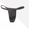 Sexy Herren Latex Glänzend U-förmige Beutel Slip Niedrige Taille G-String Glatte Tanga Faux Leder Micro T-Rücken Gay Wear Große Größen F23