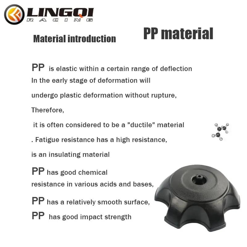 LINGQI RACING 52mm Inner Diameter Fuel Tank Caps Gas Gasolines Cap For 49cc 70cc 90cc 110cc ATV Off Road Vehicle Replacement