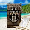 Strandtuch mit Aufdruck des Fußballmannschaftswappens, superweiche Mikrofaser, perfektes Geschenk zum Geburtstag, für Pool, Strand, Reisen, für Familie und Freunde