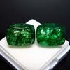 Natural Green Muzo Emerald 19.6ct Cushion Cut Certified Loose Gemstone