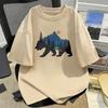 Bear Mountain Camping TShirt Mountain Forest Silhouette Nature Lover Unisex Unisex Streetwear Tops Summer Cotton Casual Shirt