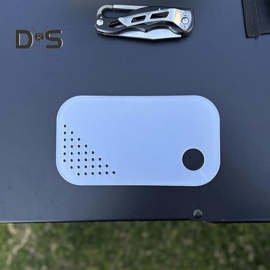 Mini deska do krojenia na zewnątrz kempingowa z otworem drenażowym przenośna przezroczysta antypoślizgowa wielofunkcyjna deska do krojenia warzyw owoców mięsa klasy spożywczej