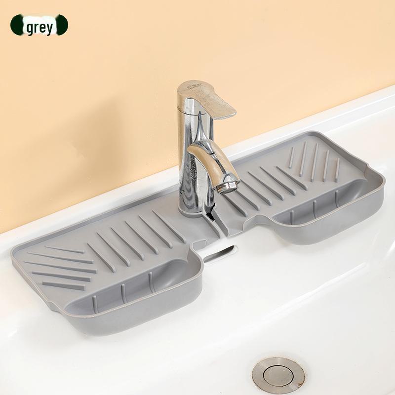 

Силиконовый сливной кран для кухни и накладка на столешницу Faucet Drain Pad
