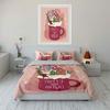 Holiday Mug with Gingerbread Design Bedding Duvet Cover Set Duvet Cover Pillowcases  (1*Duvet Cover 2*Pillowcases, without duvet insert)