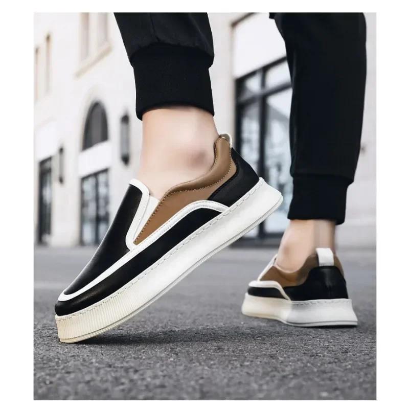 Men's Sneakers Luxury Walking Shoes for Men Breathable Comfy Driving Shoes Male Slip Business Casual Shoes Zapatillas De Hombre