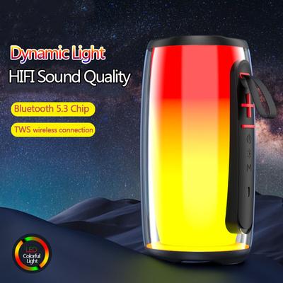 Φωτισμός RGB Αναπαραγωγή Ηχείο Bluetooth Φορητό Hifi Ασύρματο Ηχείο Εξωτερικού Χώρου Μίνι Μουσικό Μεγάφωνο