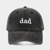 Trendy Vintage Embroidered Washed Cotton Dad/Mom Baseball Cap - Casual Sun Hat
