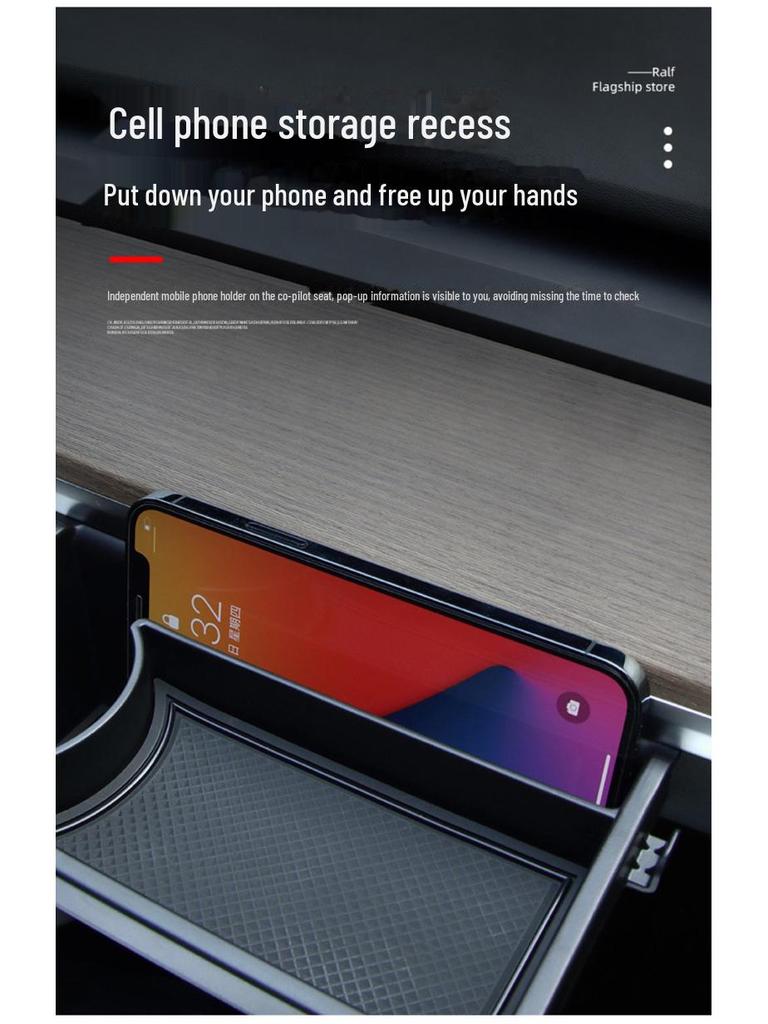 Silikon-Aufbewahrungsbox für die Armlehne des Tesla Model 3/Y