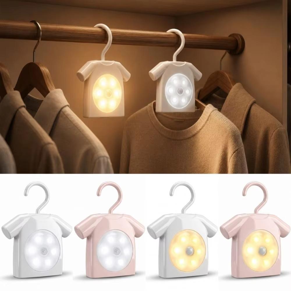 Human Body Induction LED Night Light, Magnetic Rechargeable Lamp for Wardrobe, Toilet, Hallway, Cabinet, Soft Ambient Light Safe for Mom and Baby Use