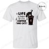New Men's T-shirt Classic Short Sleeved Shirt COFFEE ECG EKG Summer Top Casual T-shirt CAFFEINE MEME Casual Women Tee Shirt Tops
