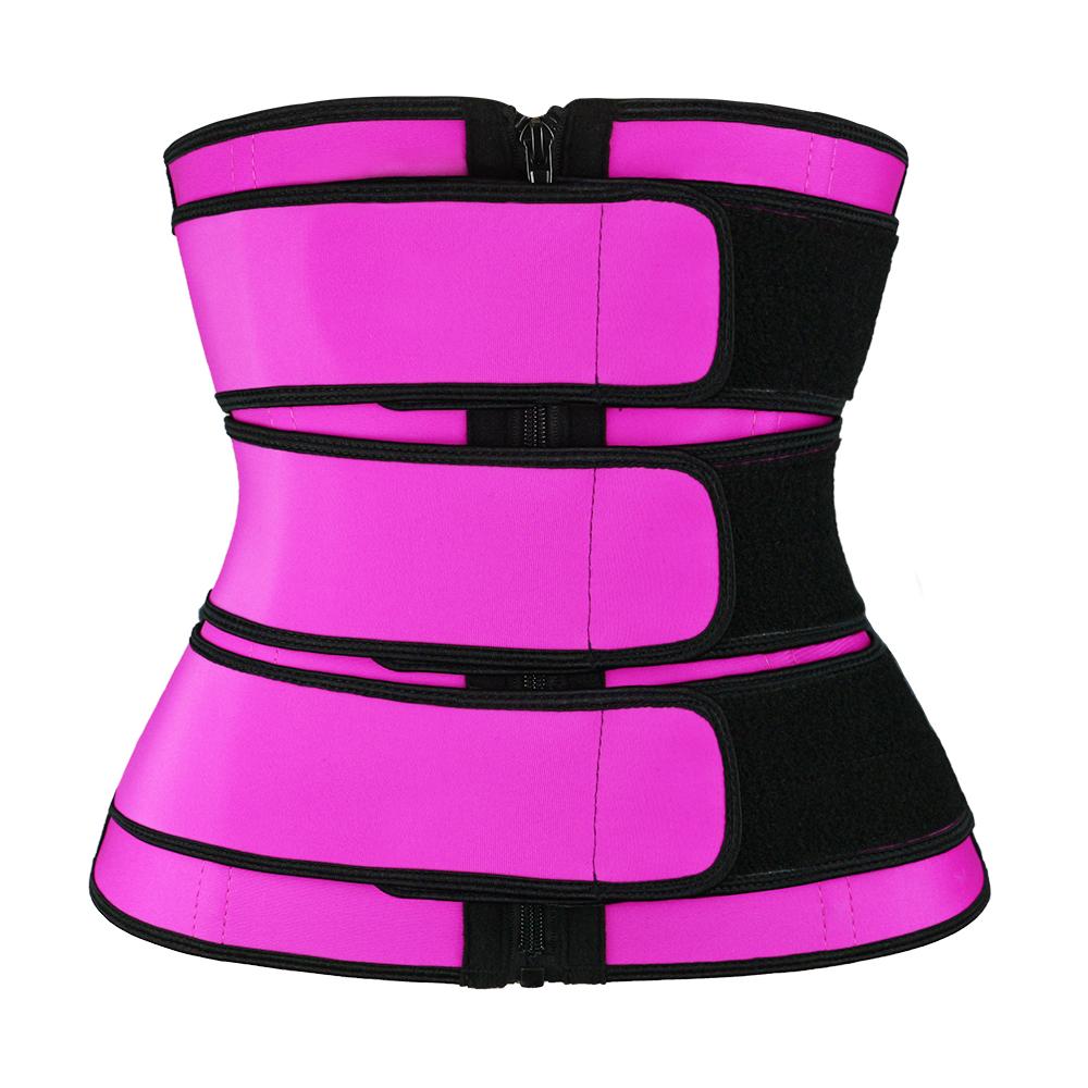 ATBUTY Adjustable Women's Latex Zip Waist Trainer Belt Slimming Waist Trimmers