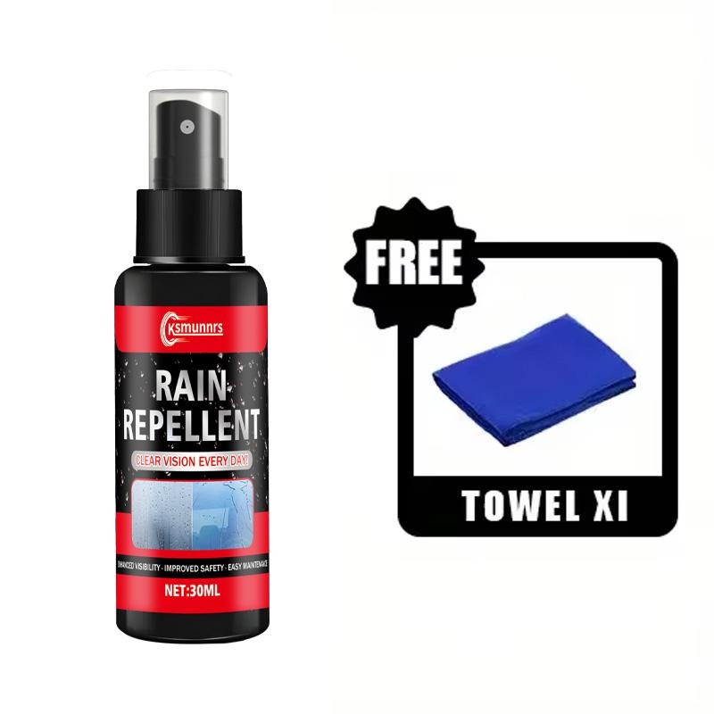 

Car Windshield Waterproof Spray Rain-Resistant Hydrophobic Anti-Fog Wax Kit Window Wipe Coating for Clear Vision чорний