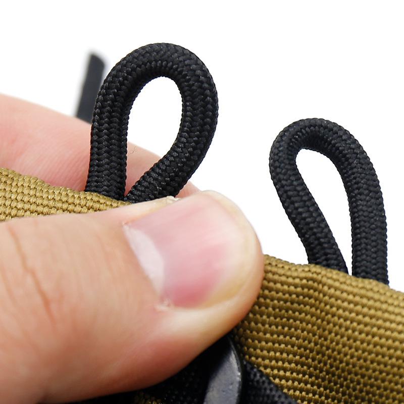 Camouflage Tactical EDC Tool Kit: Portable Outdoor Camping & Hiking Multifunctional Key Storage Bag.