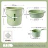 Thickened Dormitory Plastic Bucket Set