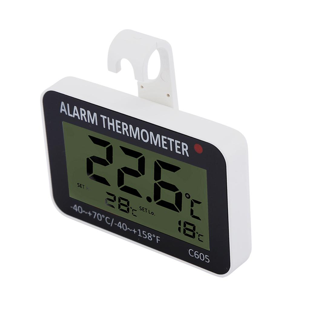 Buy Wall Mounted Digital LCD Display Thermometer Fridge Temperature