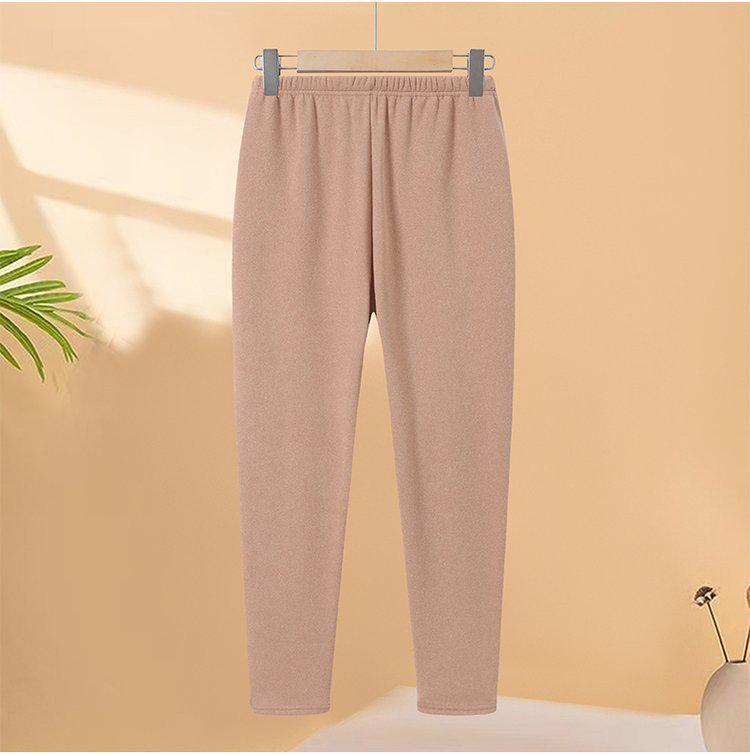 Gemütliches Zweiteiler-Set aus Samt: Strickjacke & Hose für Frauen mittleren Alters & Senioren – Lockere, bequeme Homewear für Oma