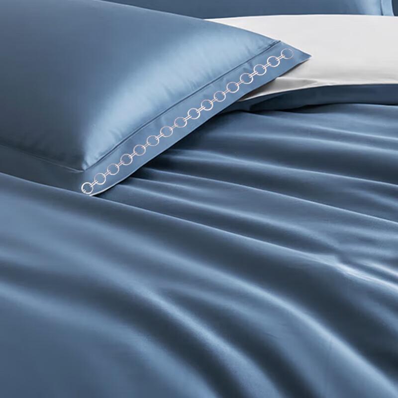 Hongxiu Shifang 80S Long-Staple Cotton Silky Smooth Four-Piece Bedding Set