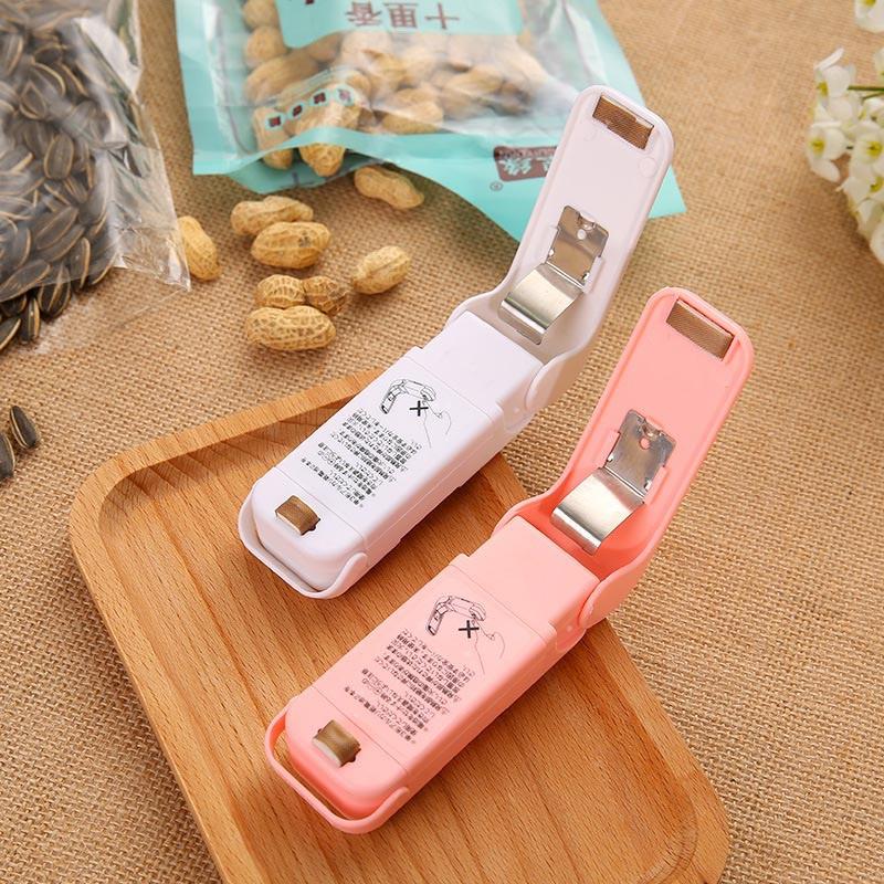 Vacuum Food Sealer Plastic Bag Heat Sealing Snacks Sealer Machine Poly Tubing Plastic Bag Kit Tool