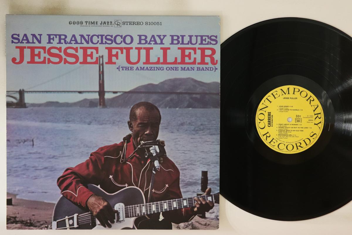 

LP Record JESSE FULLER San Francisco Bay Blues 68604 GOOD TIME JAZZ France Blues Used
