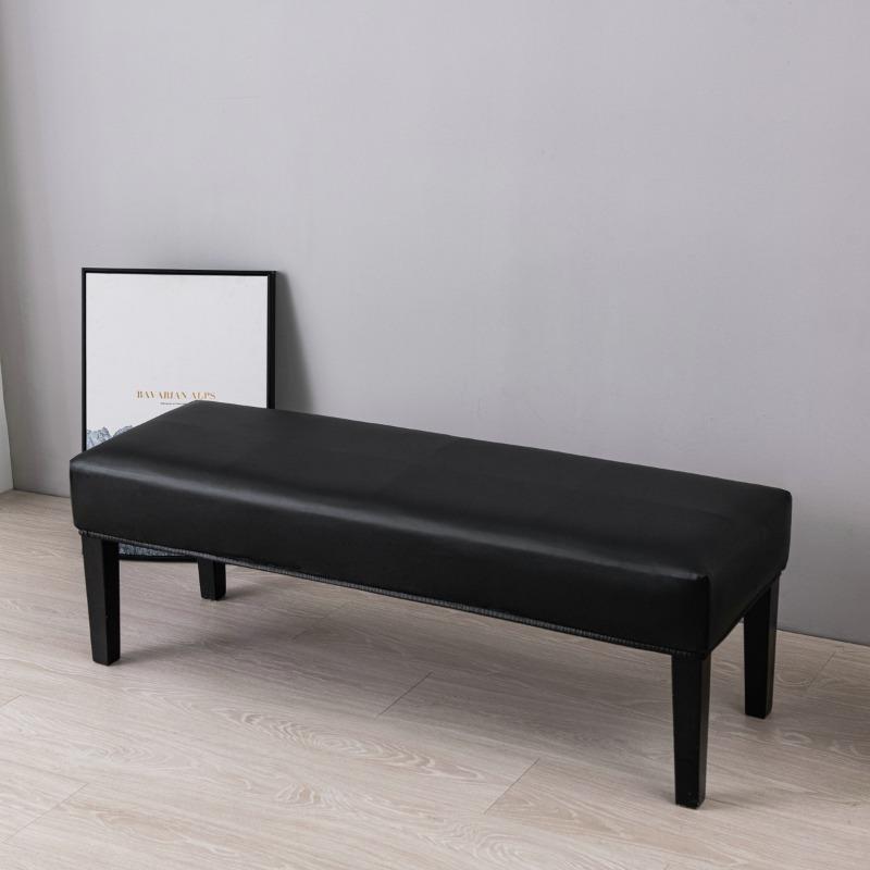 Coprisedia da Pianoforte Jacquard Impermeabile Copribanchi da Pranzo Jacquard Elasticizzato Coprisedile Rettangolare Monocolore per Sgabello