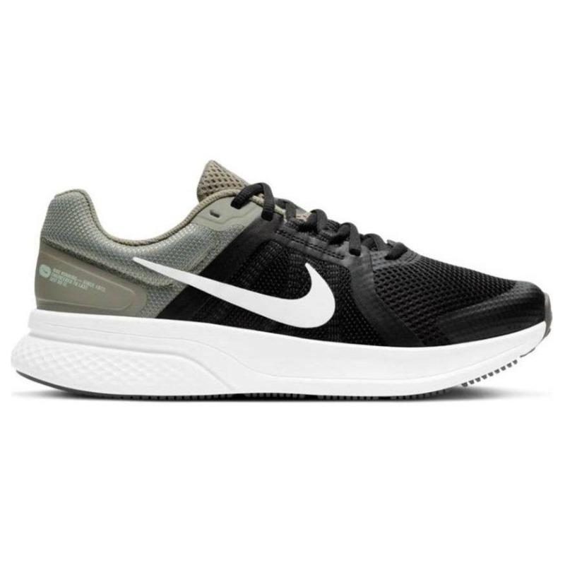 Nike Run Swift 2 Men Low Top Running Shoes Grey Black CU3517-300