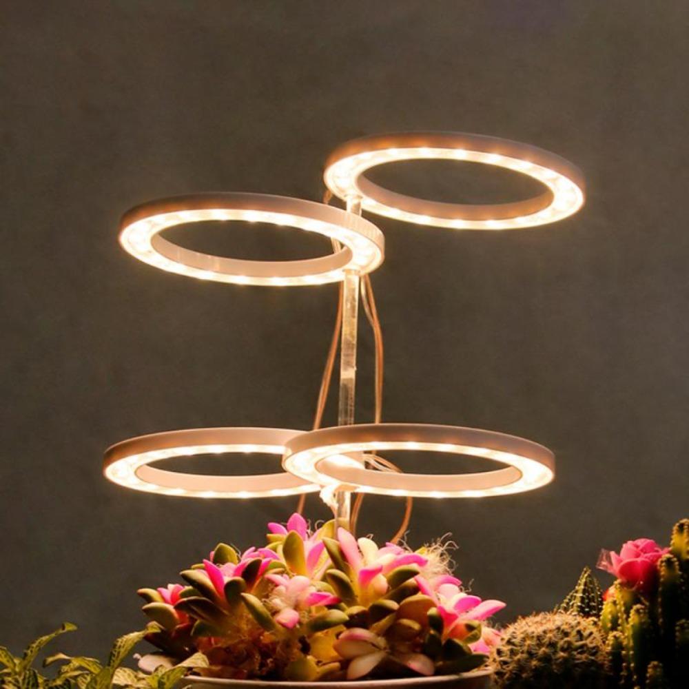5V Full Spectrum Flower For Indoor Plants Herb Potted Ring Light Growing Lamp LED Light Plant Light