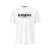 T-shirt Estiva da Uomo GIOVANNI VALENTINO con Stampa Lettere Antibatterica
