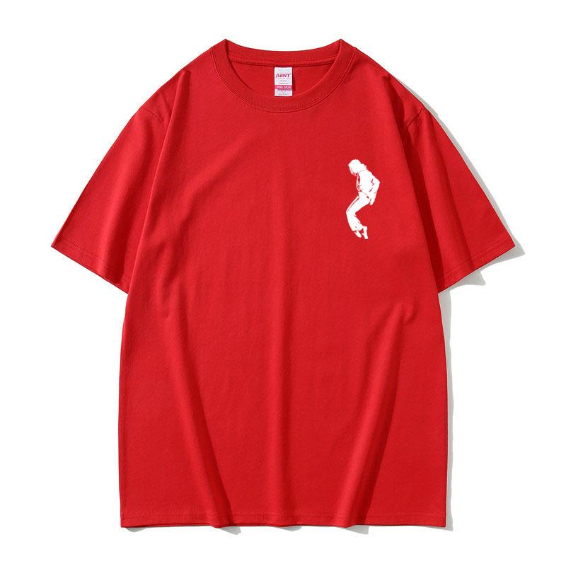 Michael Jackson Classic Posture Tshirt Men Women Vintage Gothic Rock Short Sleeved T Shirts Mens Summer Casual Cotton Tshirts S