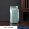 Vaso in Ceramica di Alta Gamma Ge Kiln Retrò per Fiori Freschi, Idroponica e Bambù