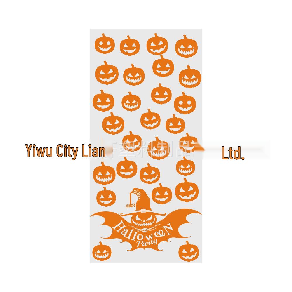 Halloween Black Candy Gift Bag - Plastic OPP Party Flat Bag