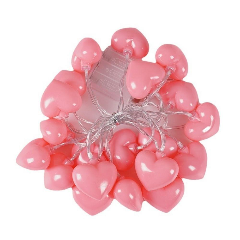 LED Heart String Lights for Qixi, Valentine's Day, Birthdays, Proposals, and Romantic Room Decor.
