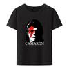 Classic Camarón De La Isla Print T Shirt Retro Men Women Short Sleeve Loose Breathable Camisetas Humor Style Fashion Casual Tops