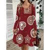 Women Long Sleeve Mini Dress Casual Slim Party Dress