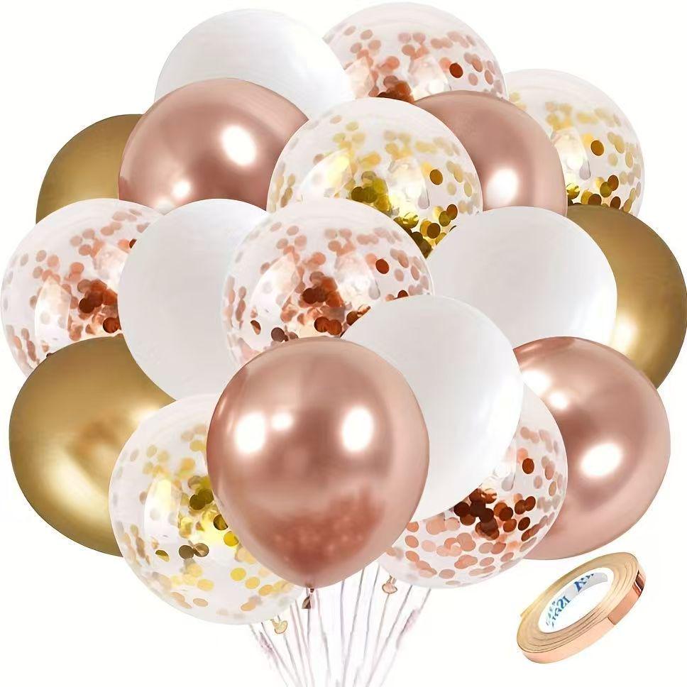 30-Piece 12-Inch Balloon Set for Birthday, Wedding, and Party Decorations
