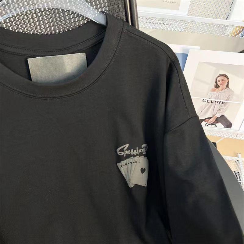 Summer Personalized Printed Short Sleeved T-shirt Loose Slimming Half Sleeved T-shirt Top Summer Top Half-sleeve