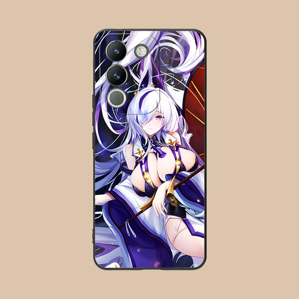 Azur Lane Unzen Matte TPU Mobile Phone Case for VIVO V60 V50 V40 V30 V29 V27 V25 V23 Pro Lite 5G Colorful Printing Cover
