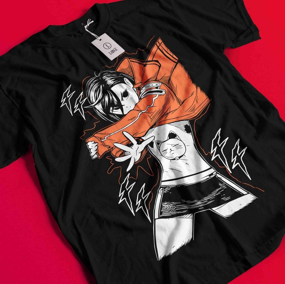 

Футболка Dan Da Dan Футболка Окарун Футболка Момо Аясэ Футболка Кен Футболка Турбо Джин Айра Сэйко AA51 XL