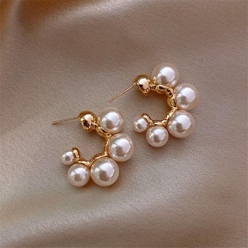 Korean Arc Exquisite Zircon Earrings For Women Luxury High Grade Geometric Earrings Fashion Jewelry Party Wedding Gift Wholesale
