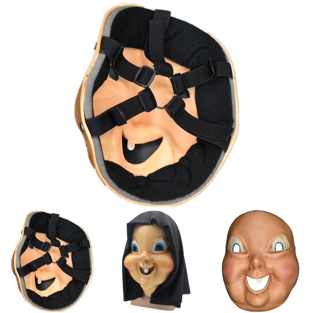 Happy Death Day Resinmask Skrämmande Och Söt Halloweenrekvisita För Festivaler Och Fester