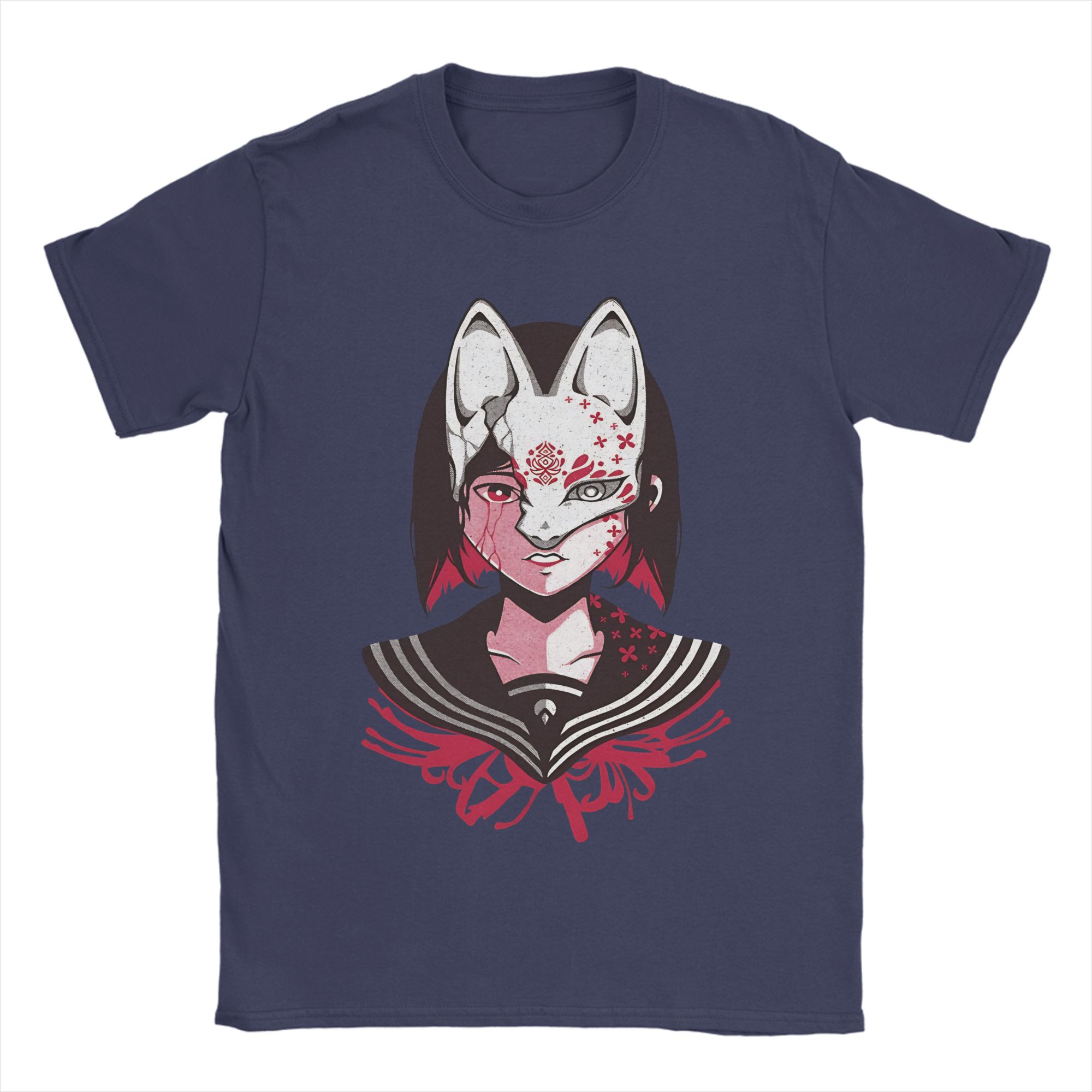 

FLOWER Silent Hill F T Shirts Men Pure Cotton Awesome T-Shirts Round Neck Tee Shirt Short Sleeve Tops Birthday Present 4XL