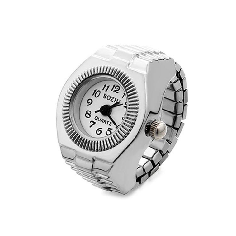 

Round Ring Love Watch Unique Shape Elasticity Ring Convenient to Wear Unisex
