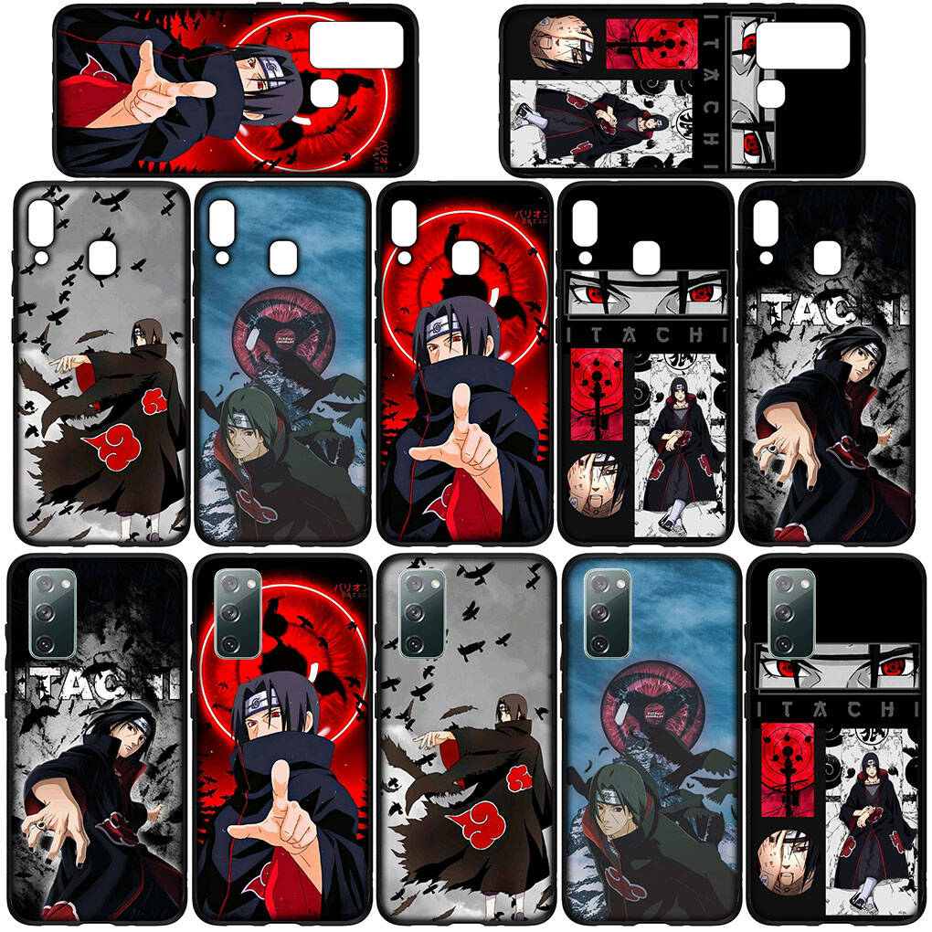 Case for iPhone 17 15 16 Plus Xiaomi Poco X7 X6 F8 F7 M8 C85 C75 C71 Redmi Note 14 12 11 13 Pro Max 14C 13C 15C Cartoon Itachi Uchiha Narutos Akatsuki