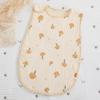 Vierschichtiger Kinder-Schlafsack ohne Ärmel aus Gaze - Sommerdünne Anti-Strampel-Decke, koreanischer Stil.