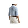 Polo Ralph Lauren Solid Long Sleeve Logo Shirt Men Shirts Blue 710932545-013