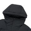 Saucony Mid-Length Hooded Zipper Solid Color Long Sleeve Down Jacket Women outerwear Black SC1240186AL-BK01
