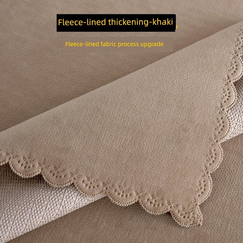 

Waterproof Sofa Cushion Urine-Proof PET Machine Washable Minimalist Modern Non-Slip Fabric All Year Round Neutral Cover Leak-Proof Cushion Third Generation-khaki 50*70cm