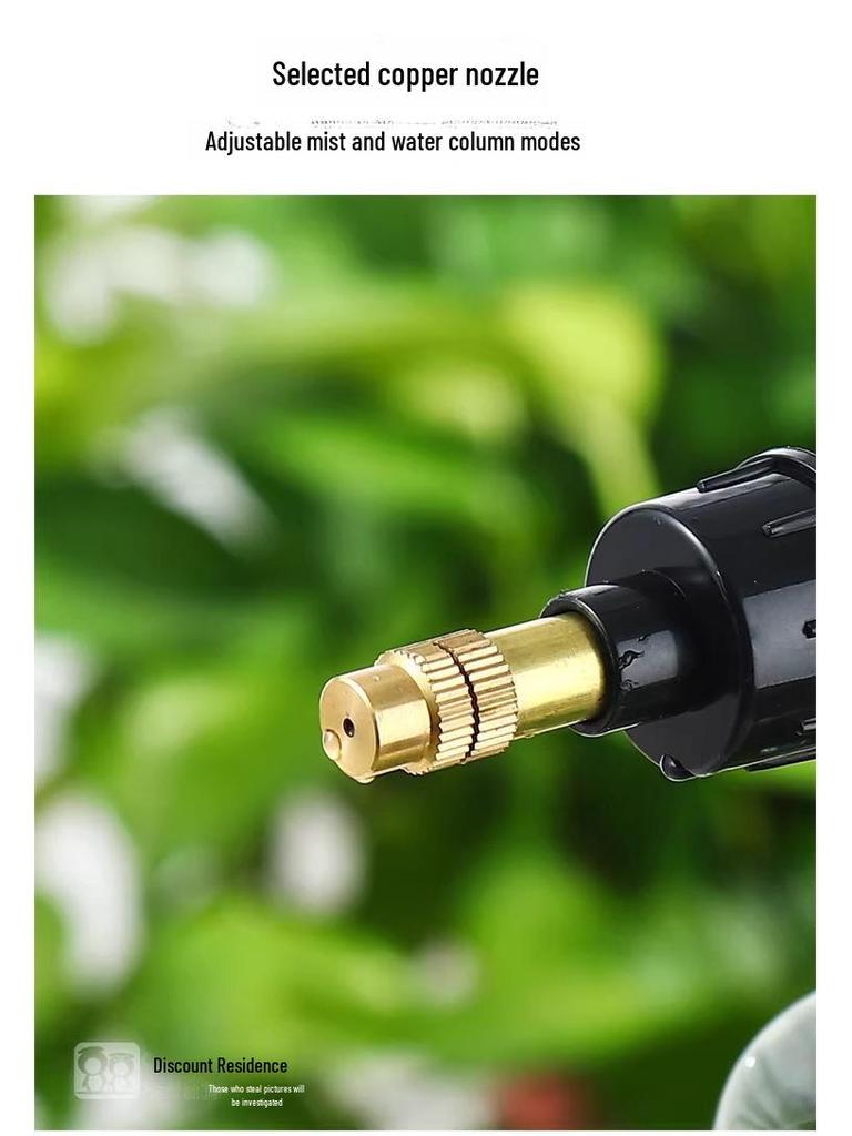 Compact Air Pressure Spray Bottle - Multipurpose for Watering, Cleaning, and Alcohol Use